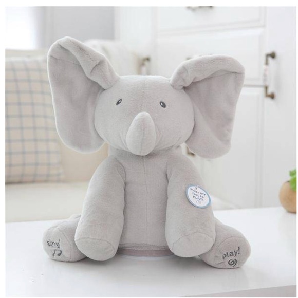 baby gund singing elephant